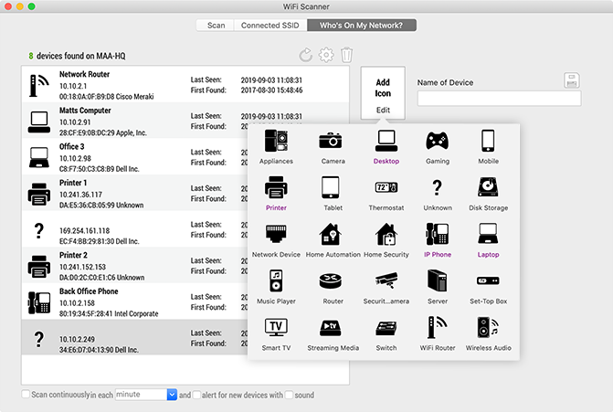 wifi scanner mac free
